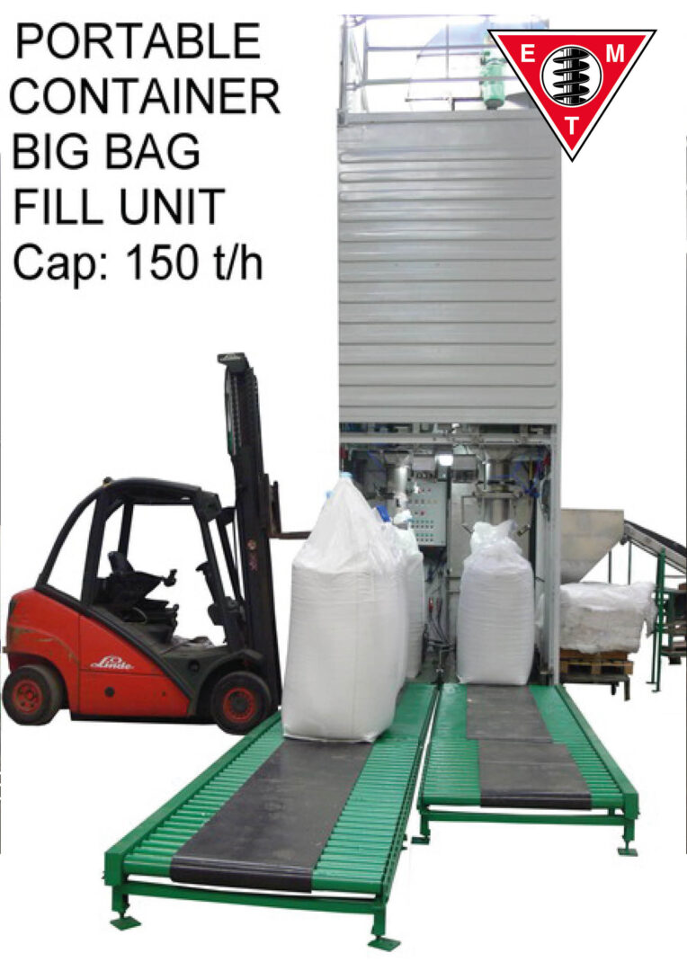 Portable Container FIBC Big Bag Fill System